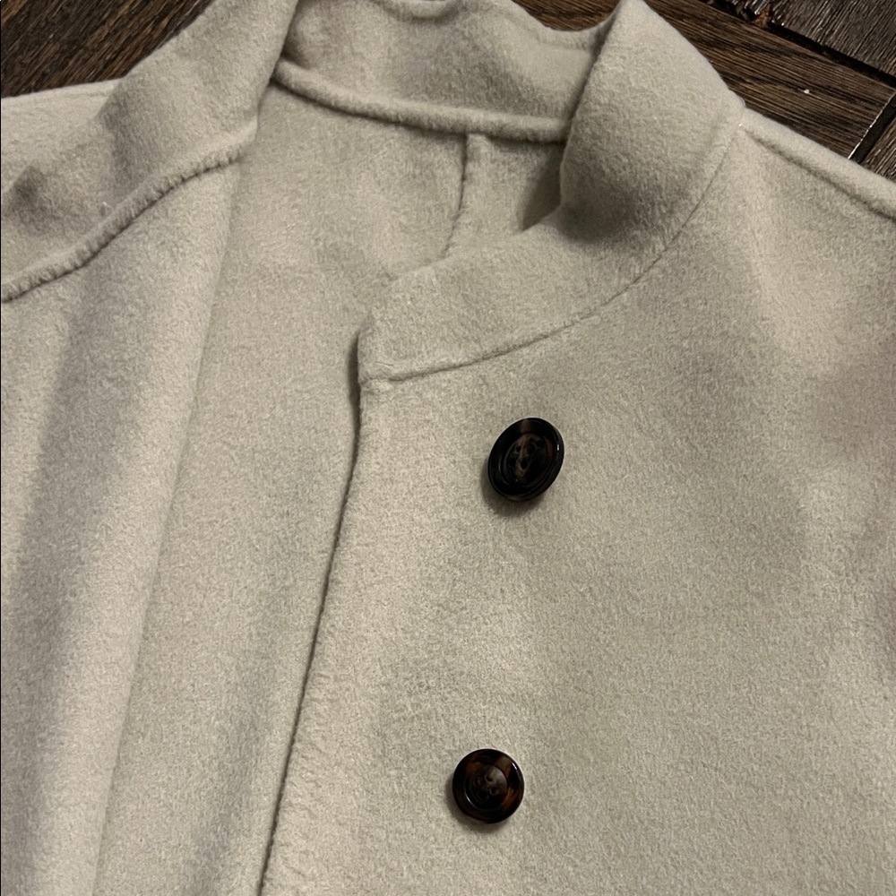 Soeur Windosr Coat Chalk S Wool Jacket - Picture 12 of 16